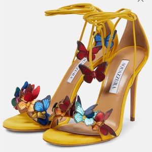 Aquazzura sandals worn one time.